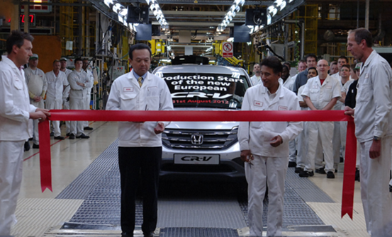 „Honda“ gamybos apimtys Europoje auga.